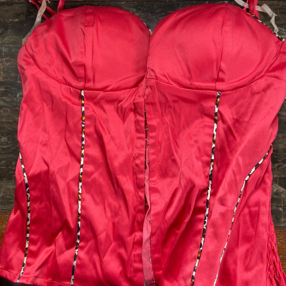 Grass collection corset top NWT size large